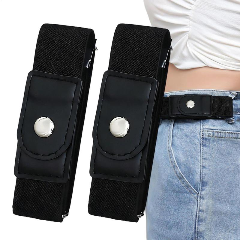 Men Formal Wear With Jeans - Cinturón Elástico Sin Hebilla, Ajustable, para