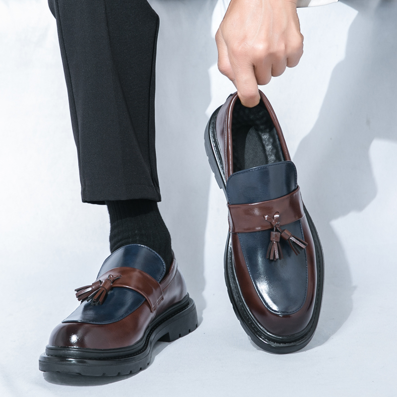 Men'S Formal Wear - Zapatos de cuero informales antideslizantes de