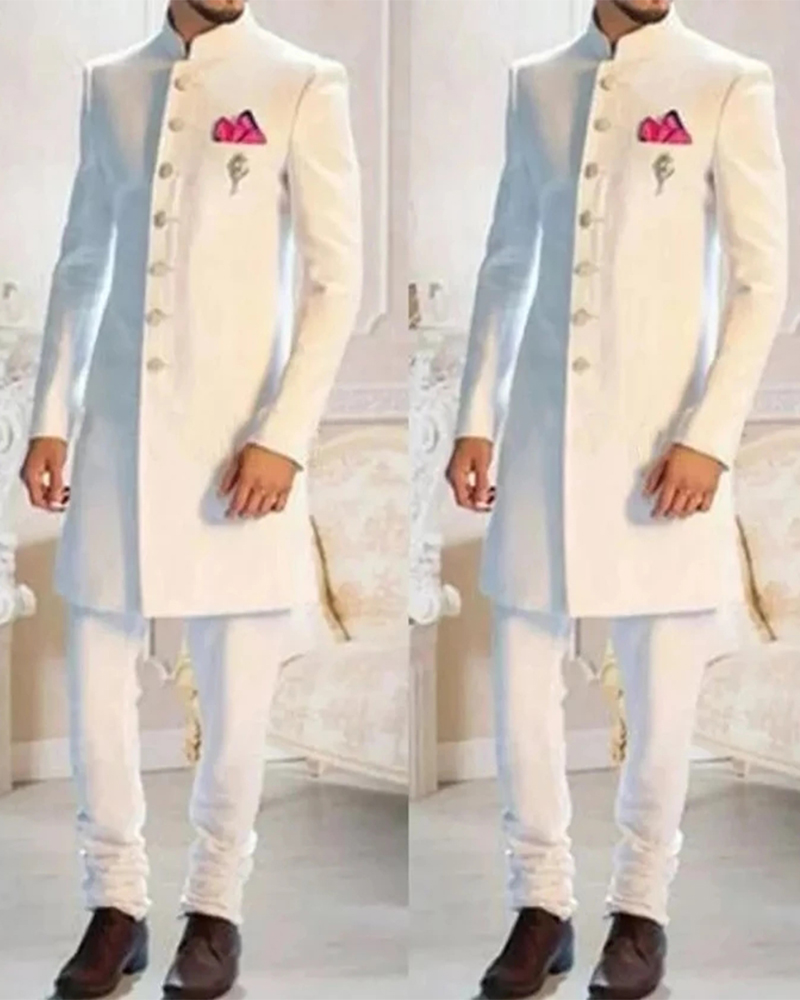Men Formal Wear Indian - Trajes blancos de diseño a la