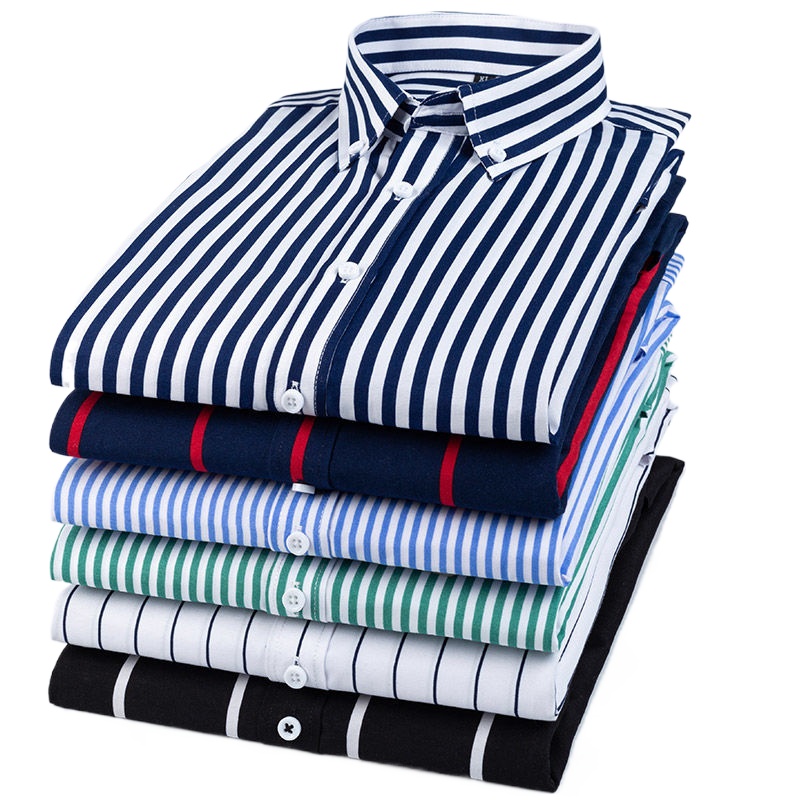 Men Formal Wear Brands - Nueva camisa de vestir a rayas