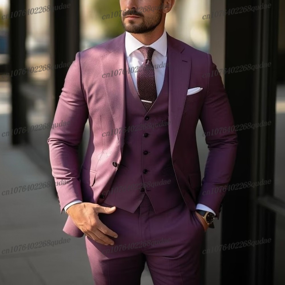 Men Formal Wear Purple - Traje Morado para Hombre para Ocasiones