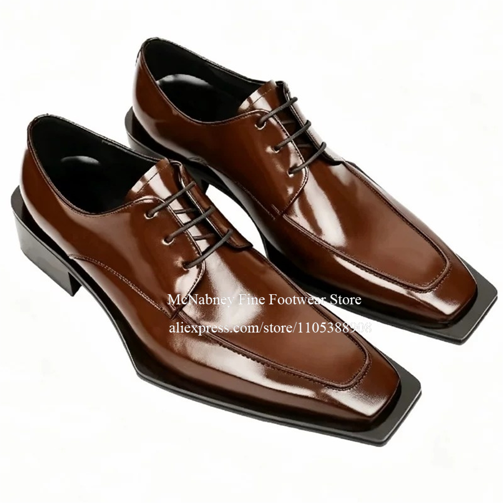 Men'S Formal Wear - Zapatos de Vestir de Cuero con