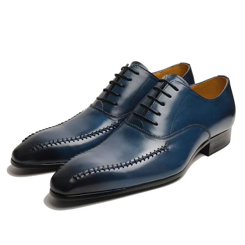 Men'S Formal Wear - Zapatos de vestir de cuero genuino