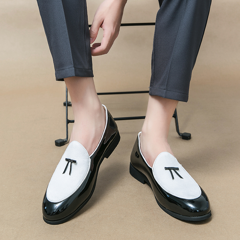 Men Formal Wear Brands - Mocasines Casuales de Negocios para Hombre,