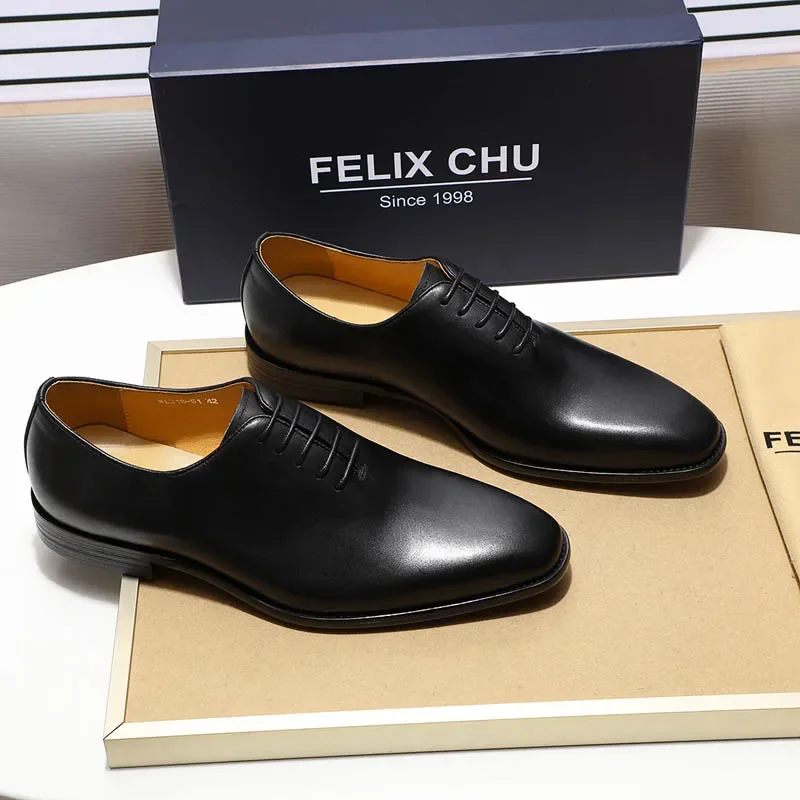 Men Formal Wear Brands - Zapatos Oxford de cuero genuino de