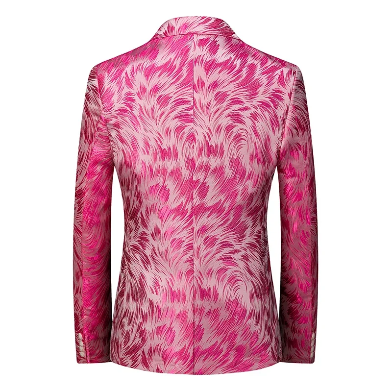 Chaqueta de traje roja de mang - Men Formal Wear Purple reseña y precio