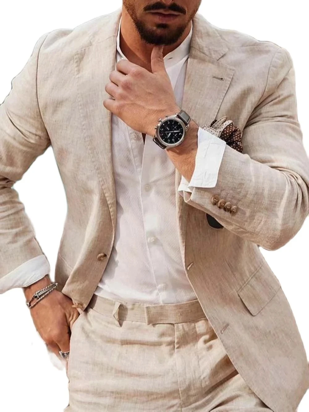 Trajes de Lino para Hombre, Es - Men'S Formal Wear reseña y precio