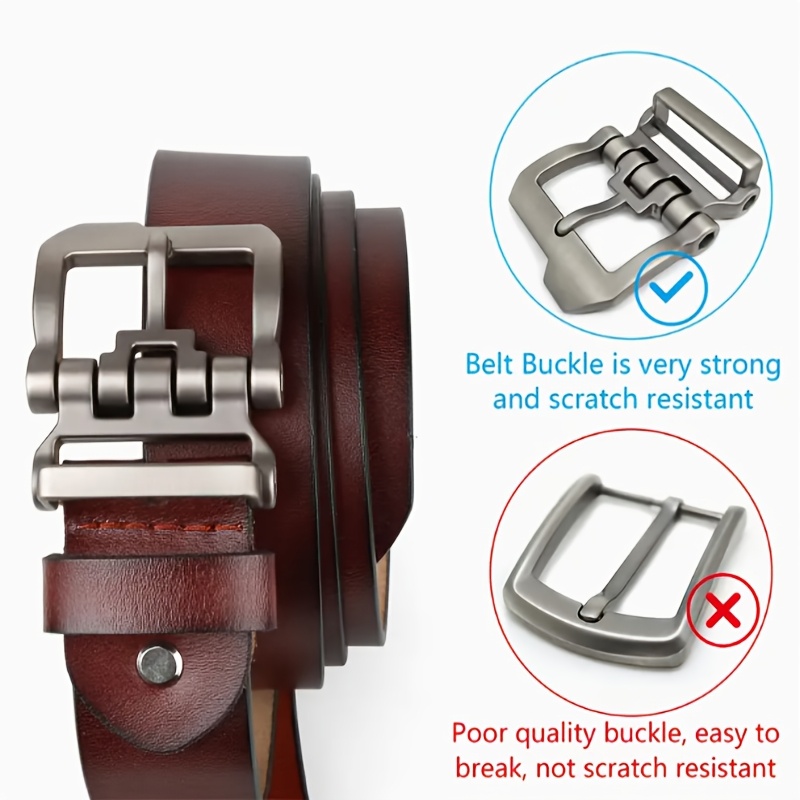 Cinturón de Cuero Genuino para - Men Formal Wear With Jeans reseña y precio