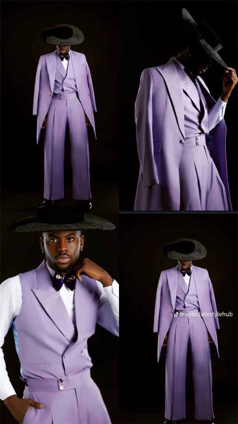 Traje Morado para Hombre, Conj - Men Formal Wear Purple reseña y precio
