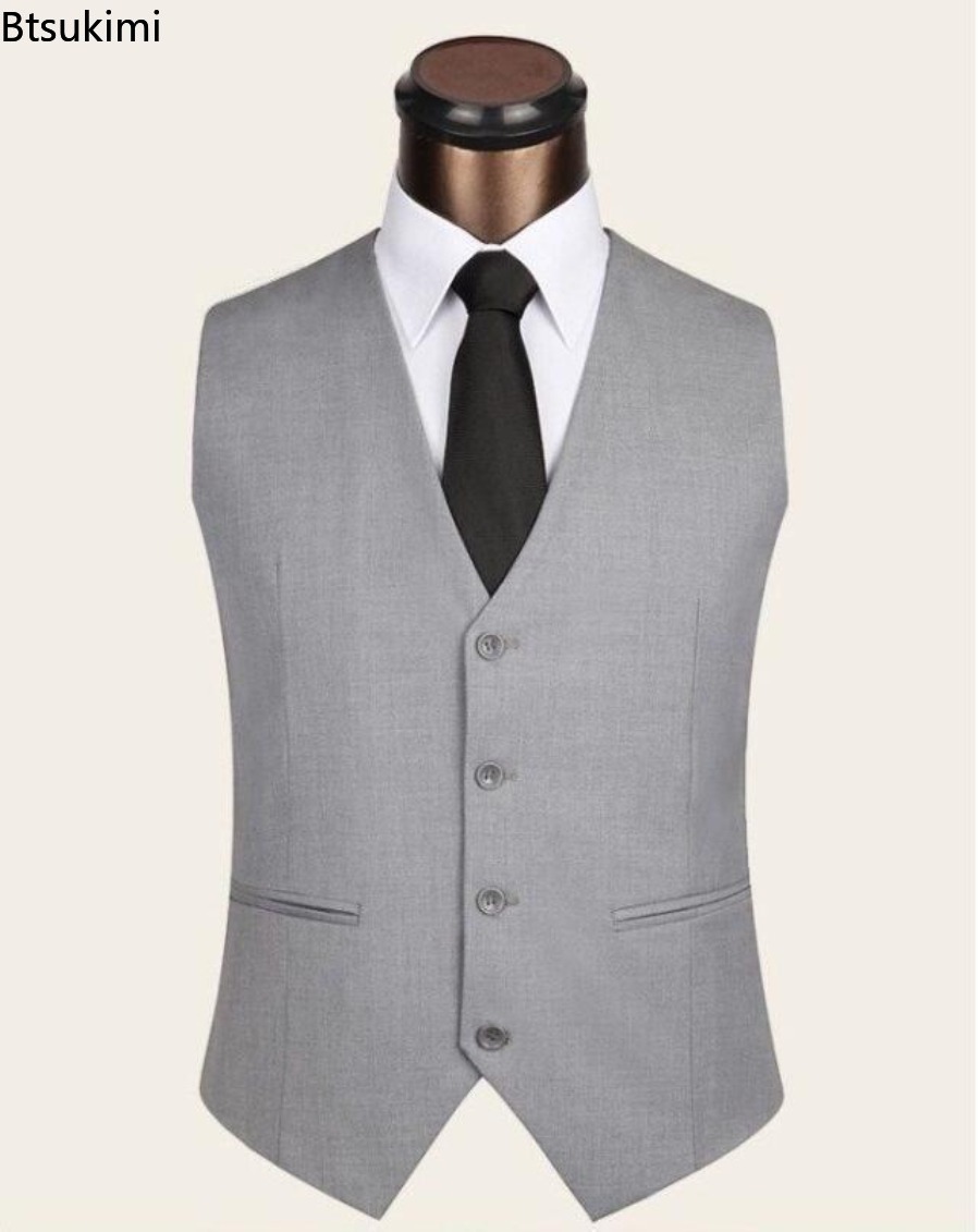 S-6XL de talla grande para hom - Men Formal Wear Vest reseña y precio