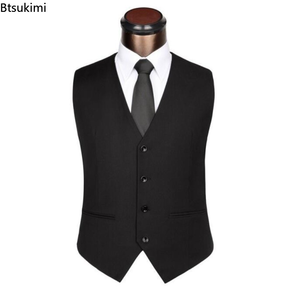 S-6XL de talla grande para hom - Men Formal Wear Vest reseña y precio