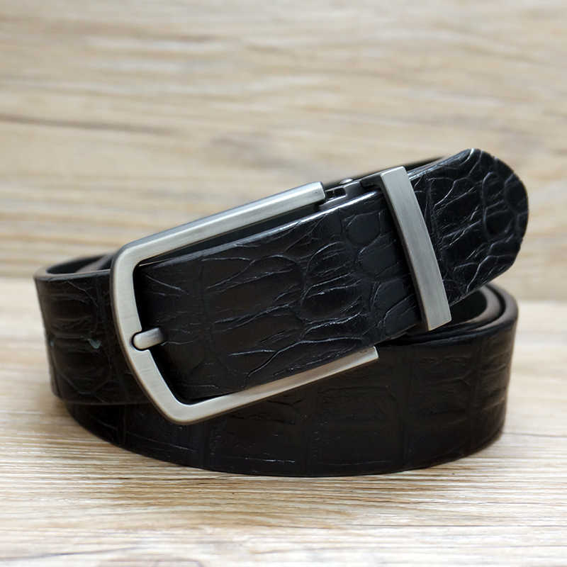 Cinturón de cuero con hebilla  - Men Formal Wear With Jeans reseña y precio