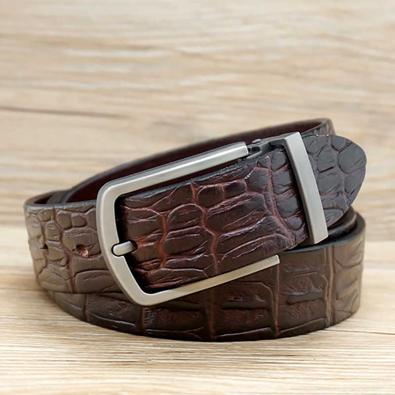 Cinturón de cuero con hebilla  - Men Formal Wear With Jeans reseña y precio