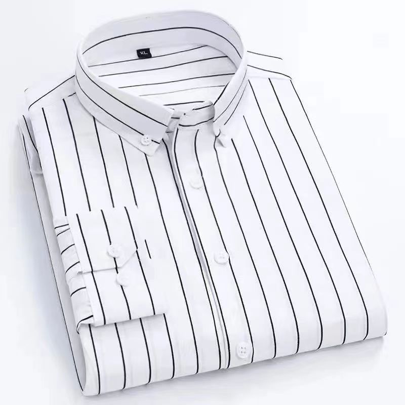 Nueva camisa de vestir a rayas - Men Formal Wear Brands reseña y precio
