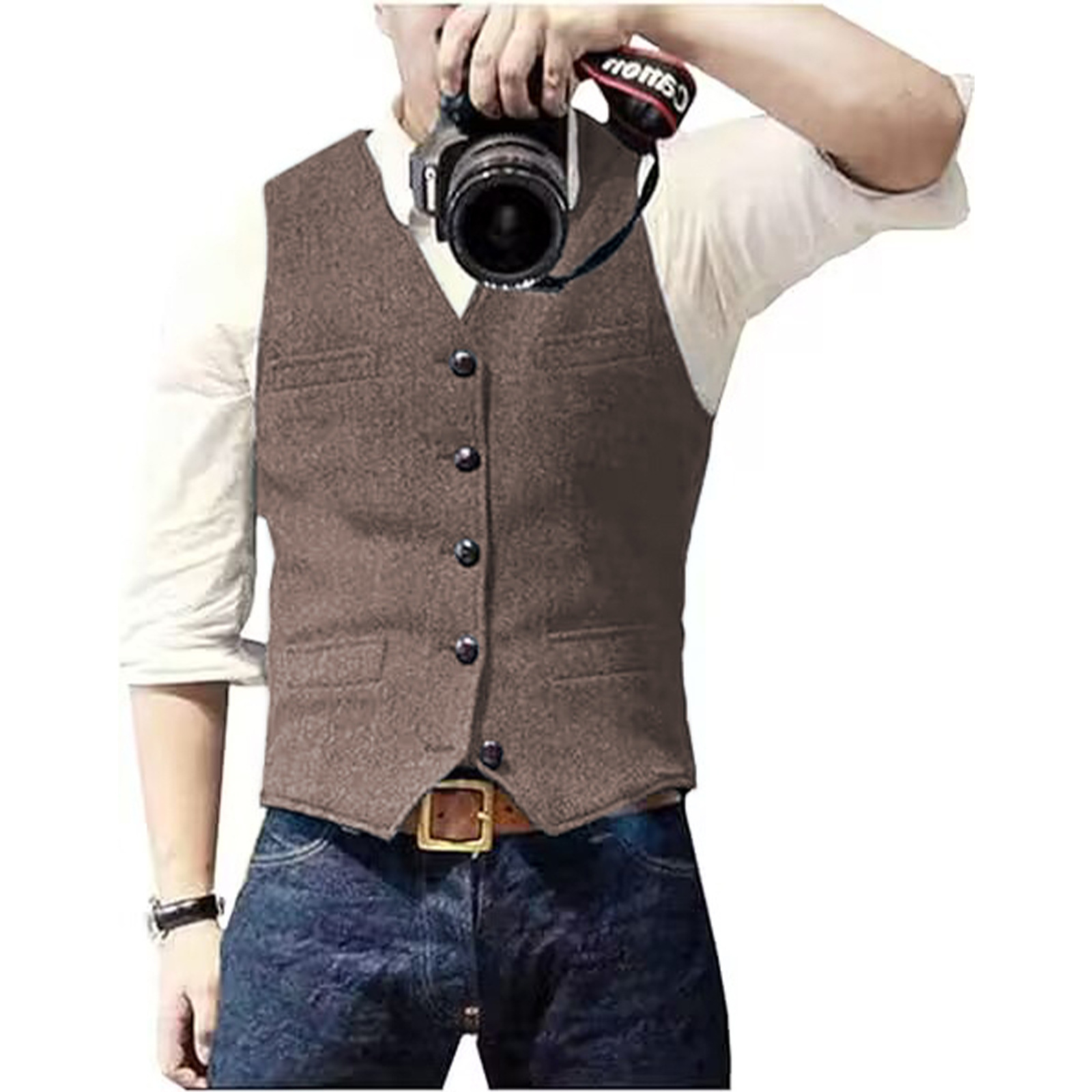Chaleco de Traje para Hombre,  - Men Formal Wear Vest reseña y precio