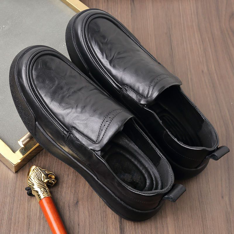 Zapatos de cuero genuino para  - Men Formal Wear Brands reseña y precio