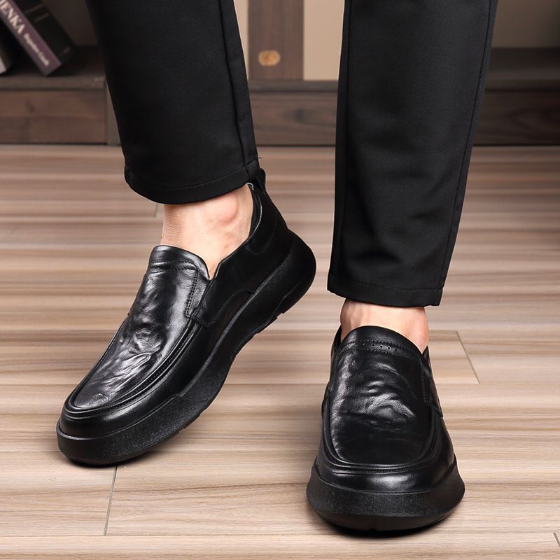 Zapatos de cuero genuino para  - Men Formal Wear Brands reseña y precio
