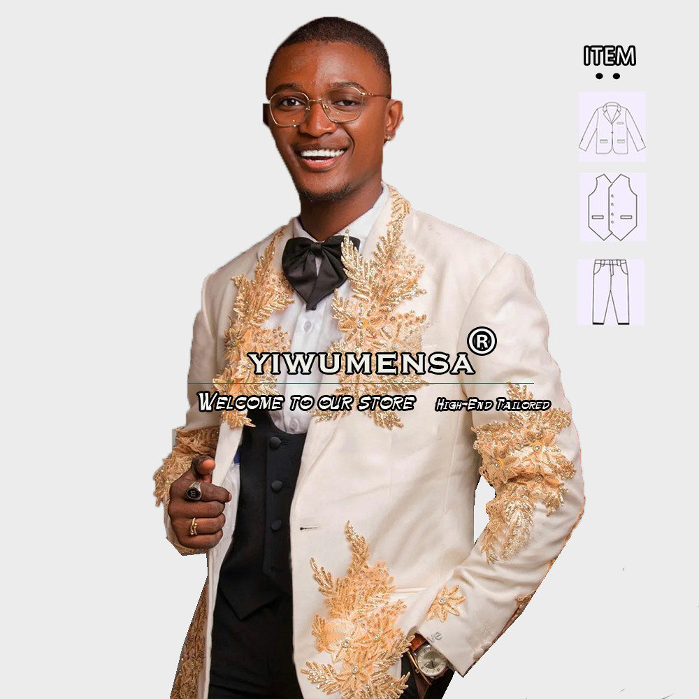 Trajes personalizados de 3 pie - Men Formal Wear Vest reseña y precio