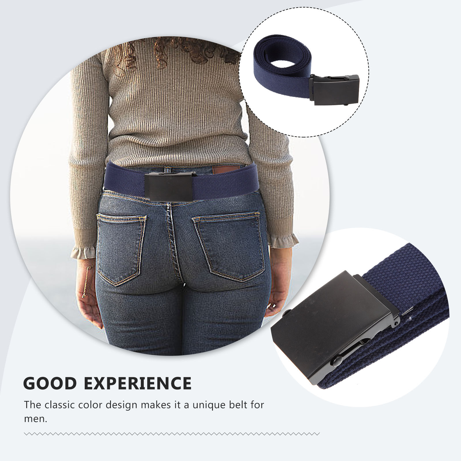 Cinturón de Lona para Hombre,  - Men Formal Wear With Jeans reseña y precio